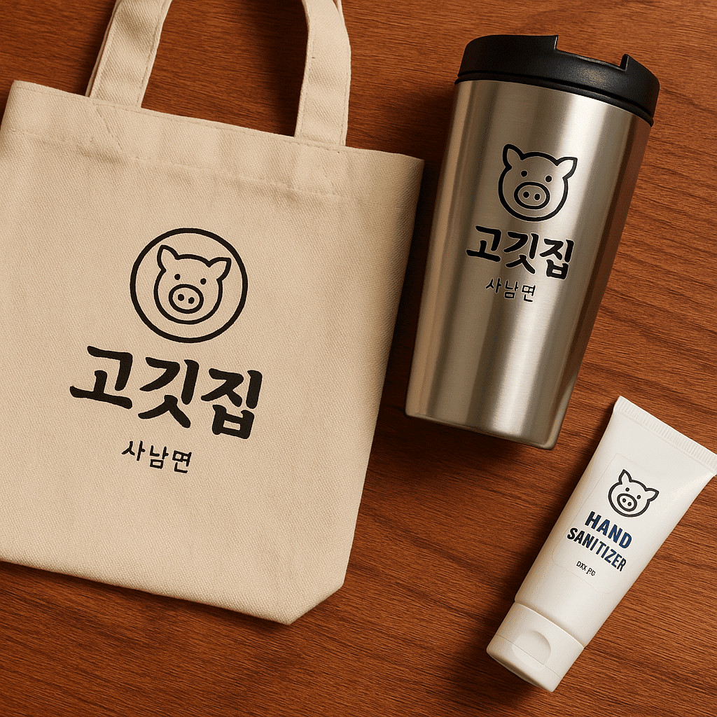 식당 판촉물
