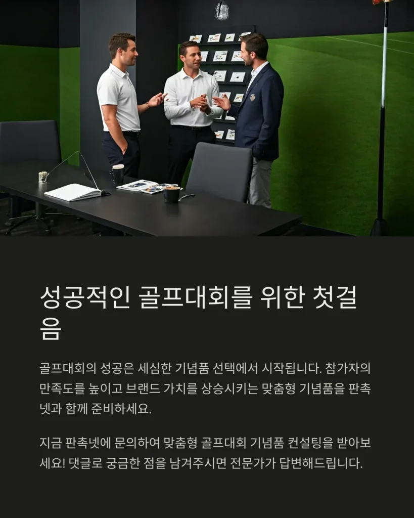 골프대회 기념품 4 골프대회 기념품 판촉넷과 함께 하세요!