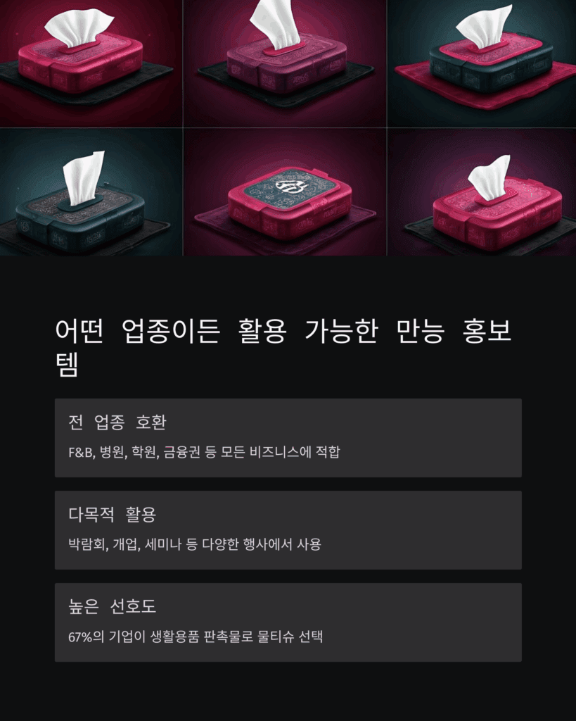 만능 홍보템 홍보용 물티슈 제작